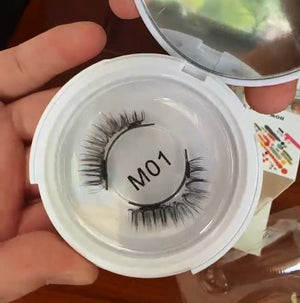 False Eyelashes Upgraded with Magnetic Suction Technology for Easy Application - Teleplus Use magnetic suction false