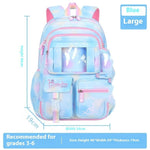 Fantasy Girl Children Backpack Large Capacity - Fantasy Girl Backpack for Tiny Adventurers in Dream Blue