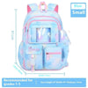 Fantasy Girl Children Rucksack große Kapazität - Fantasieblau kleiner Größe