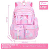 Fantasy Girl Children Backpack Μεγάλη χωρητικότητα - Fancy Pink μεγάλο μέγεθος