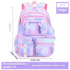 Fantasy Girl Children Backpack Μεγάλη χωρητικότητα - Φαντασία μοβ μεγάλο μέγεθος