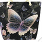 Fantasy Purple Butterfly Silk Embroidered Handbag for Travel and Leisure - Teleplus fantasy purple butterfly gold silk