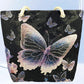 Fantasy Purple Butterfly Silk Embroidered Handbag for Travel and Leisure - Teleplus fantasy purple butterfly gold silk