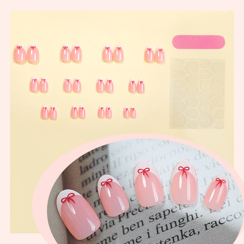 Fashion Bowknot French Manicure Kit for Ladies with Plastic Packing - at Teleplus fashion bowknot french manicure
