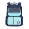 Fashion Burden Reduction One-piece Backpack - Dark Blue With Light Blue