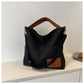 Fashion Canvas Bag with Contrast Colors for Daily and Leisure - fashion canvas bag simple portable leisure