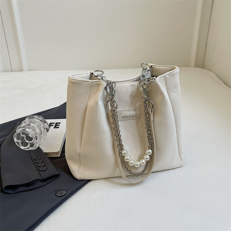 Fashion Capacity Tote with Hanging Piece for Summer and Shoulder - Teleplus Style summer fashion capacity tote shoulder