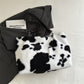 Fashion Casual Small Square Bag with Plush Underarm Design - fashion casual small square bag simple underarm plush