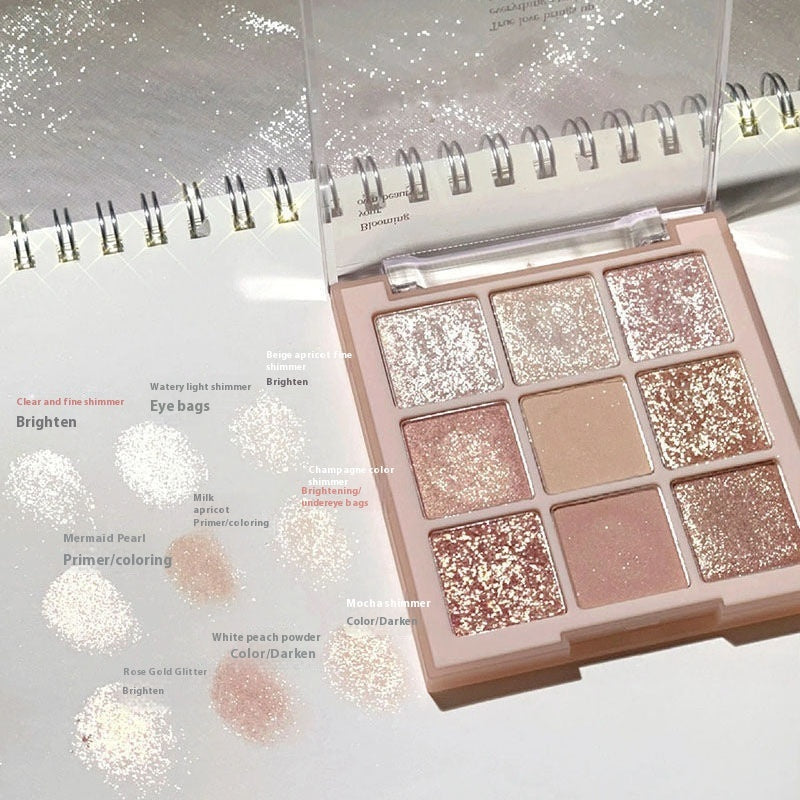 Fashion Christmas Snowflake Eye Shadow Plate with Vibrant Color Range - christmas snowflake eye shadow fashion plate