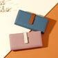 Fashion Contrast Color Wallet with Soft PU Leather in Multiple Shades - for Stylish Lovers fashion contrast color wallet