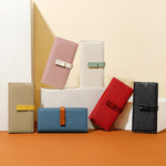 Fashion Contrast Color Wallet with Soft PU Leather in Multiple Shades - for Stylish Lovers fashion contrast color wallet