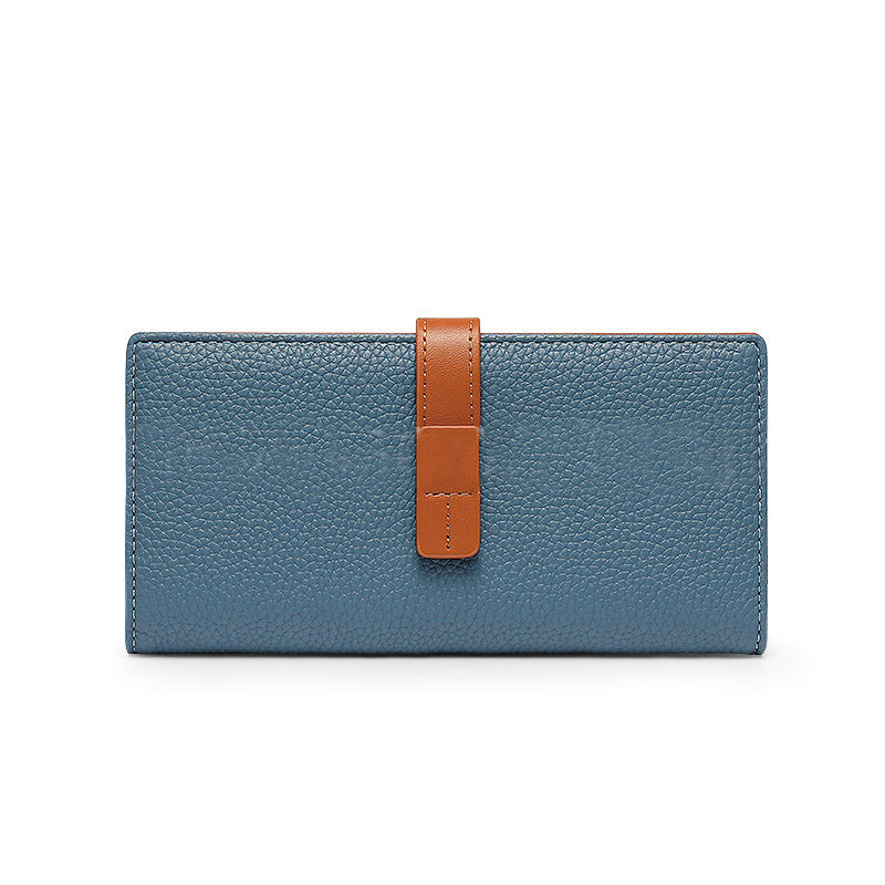 Fashion Contrast Color Wallet with Soft PU Leather in Multiple Shades - for Stylish Lovers fashion contrast color wallet