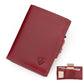 Fashion Crazy Horse Leather Card Holder with Buckle in Solid Colors - for Cool Cats crazy horse leather fashion