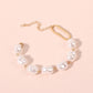 Fashion Creative Irregular Pearl Simplicity Personality Metal Bracelet - Fashion Creative Irregular Pearl Metal Bracelet