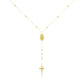 Fashion Cross Necklace Exquisite Y-shaped Bead Necklace - Fashion Cross Bead Necklace Exquisite Y-shaped Design