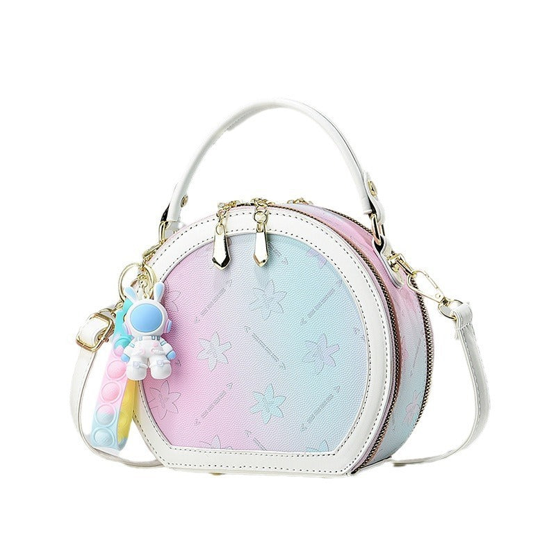 Fashion Crossbody Handbag in Stylish Polyester with Contrast Color Design - Teleplus mom fashion crossbody handbag