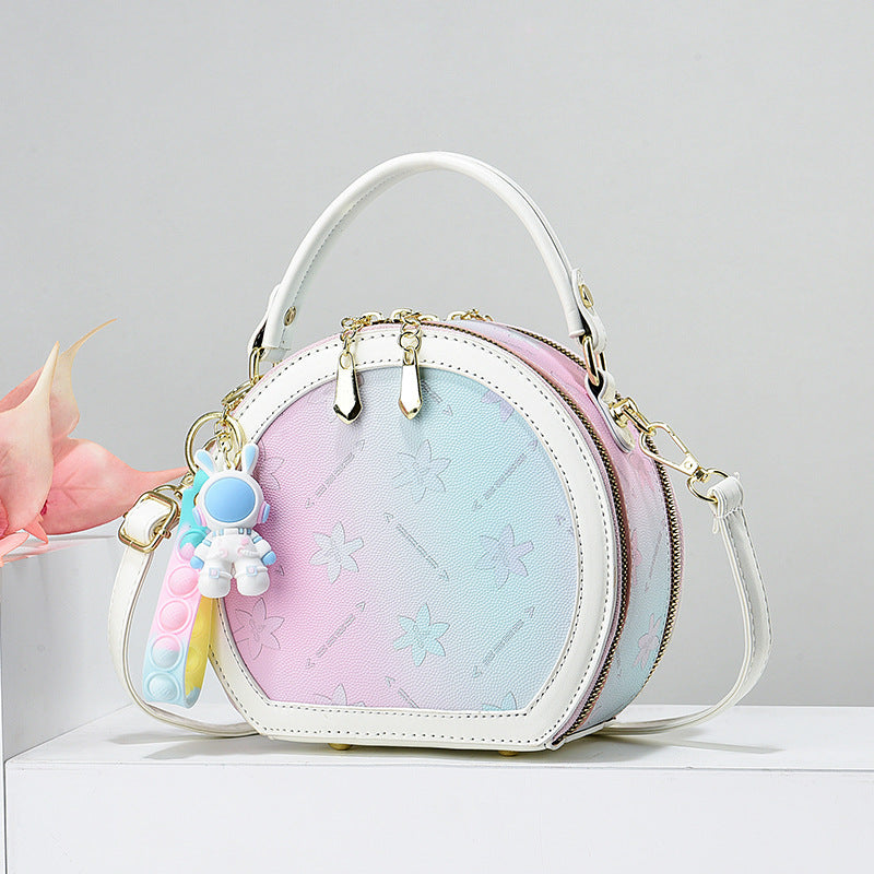 Fashion Crossbody Handbag in Stylish Polyester with Contrast Color Design - Teleplus mom fashion crossbody handbag