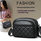 Fashion Crossbody Small Bag with Rhombus Design and Black PU Material - Teleplus fashion crossbody small square