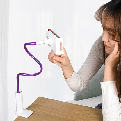 Fashion Desktop Universal Lazy Phone Stand in Black Pink and White - fashion desktop universal lazy phone holder