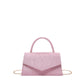 Fashion Diamond Small Square Bag with Synthetic Leather and Gold Detailing - Teleplus fashion diamond small square bag