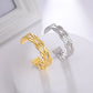 Fashion Double Twist Open Luxury With Fashion Bracelet - Luxury Fashion Double Twist Open Bracelet