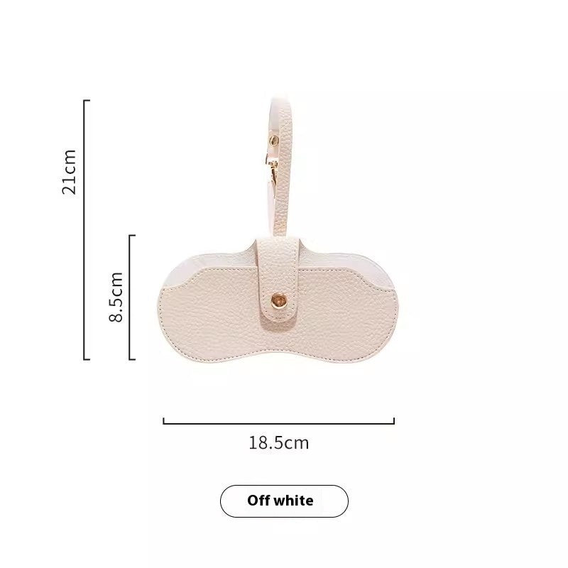 Fashion Leather Glasses Storage Box Portable Protective Sleeve - storage box portable