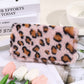Fashion Leopard Print Anti-Theft Wallet with Creative Plush Coin Purse - for Style Cats creative plush coin purse