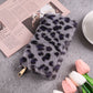 Fashion Leopard Print Anti-Theft Wallet with Creative Plush Coin Purse - for Style Cats creative plush coin purse