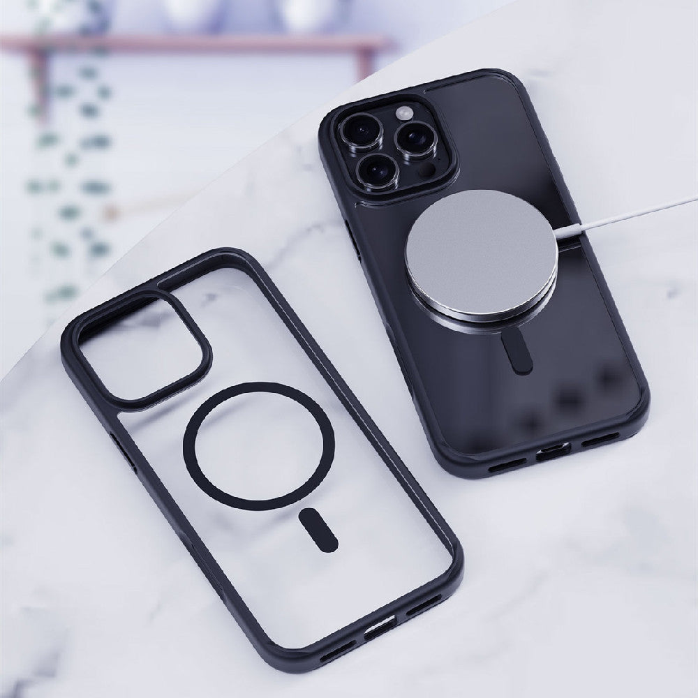 Magnetic Fall Prevention TPU Hard Case for United States and CHF Devices - Magnetically Stylish to Keep Your Phone Safe