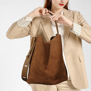 Fashion Matte Leather Shoulder Underarm Bag with Three-Dimensional Pocket - Teleplus fashion matte leather shoulder