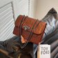 Fashion Messenger Bag with Chain Lock for Stylish Protection - chain lock fashion messenger bag