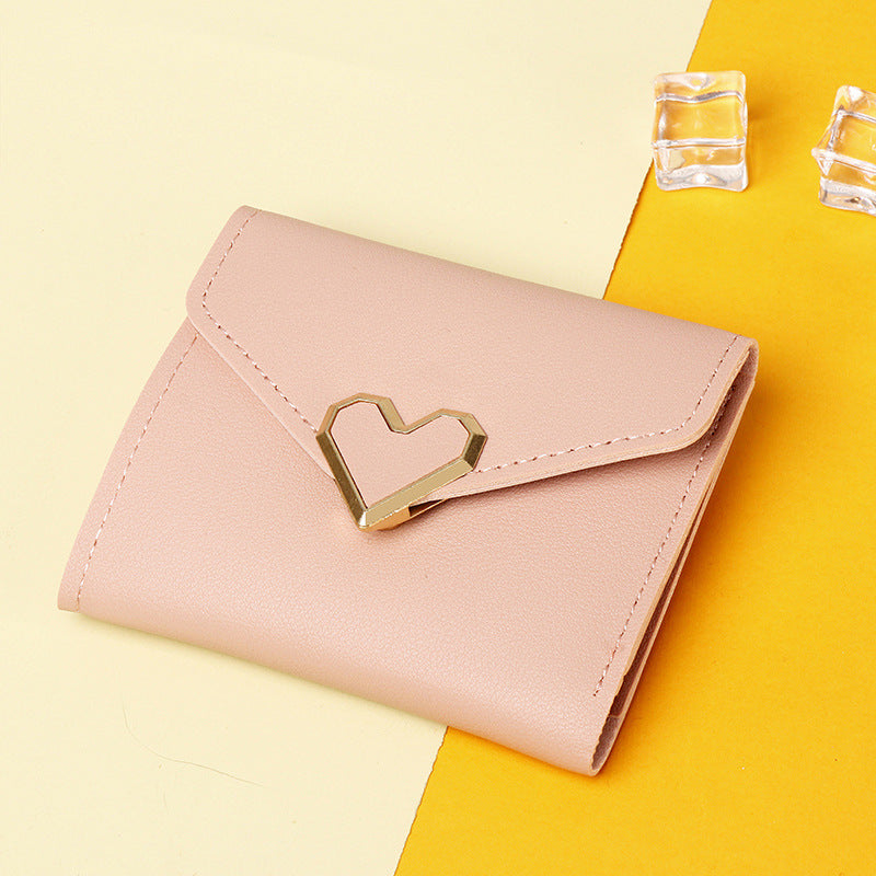 Fashion Personality Mini Wallet in Solid Colors for Women - the Chic and Simple simple fashion personality mini wallet