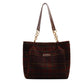 Fashion Personality Plaid Crossbody Bag with Green and Brown Tones - Teleplus fashion personality plaid tote bag