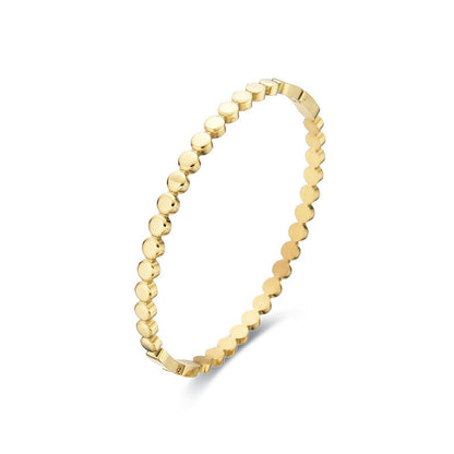 Titanium Steel Bracelet with Fashion Personality Round Beads - fashion personality round beads titanium steel bracelet