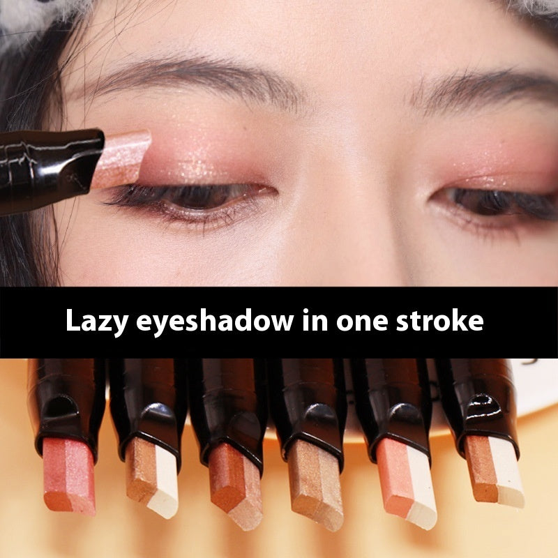 Fashion Personality Two-Tone Eye Shadow Stick with Multiple Color Options - Colors eye shadow stick fashion personality