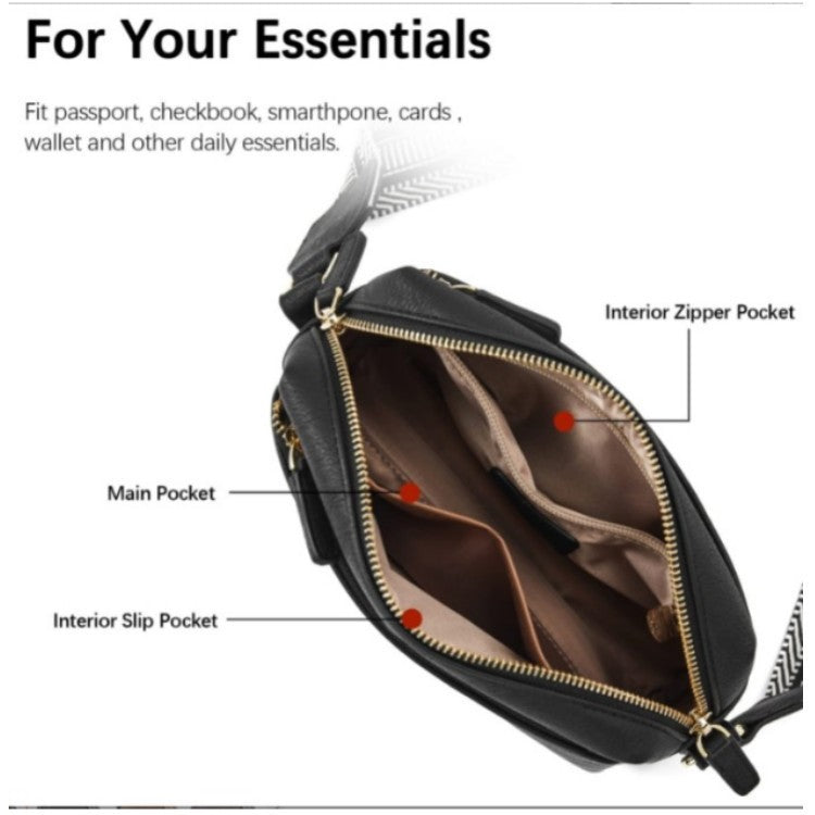 Fashion Personalized Leather Shoulder Bag for Casual Travel - Teleplus fashion personalized leather shoulder bag