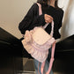 Fashion Pleated Shoulder Bag with Change Wallet and Crossbody Strap - Teleplus shoulder fashion pleated handbag