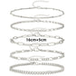 Fashion Retro Metal Gold Silver Bracelet and Anklet Set 10 Pieces - Teleplus fashion retro metal