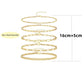 Fashion Retro Metal Gold Silver Bracelet and Anklet Set 10 Pieces - Teleplus fashion retro metal