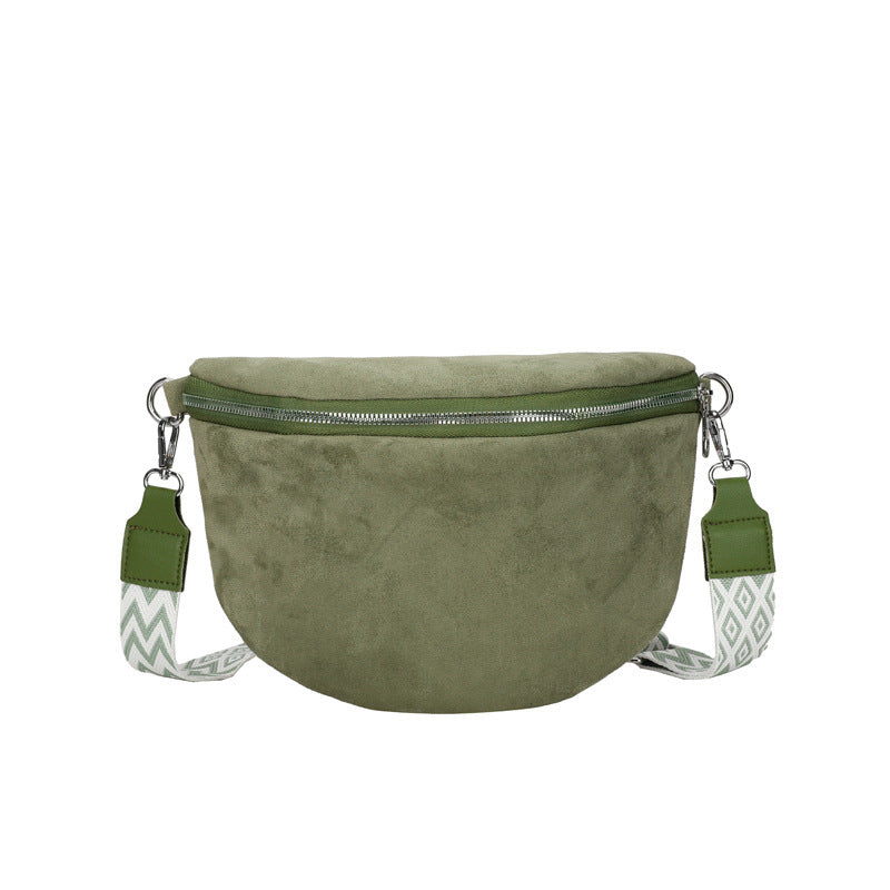 Fashion Saddle Bag with Nylon Lining for Daily Use in Multiple Colors - Teleplus fashion saddle bag niche