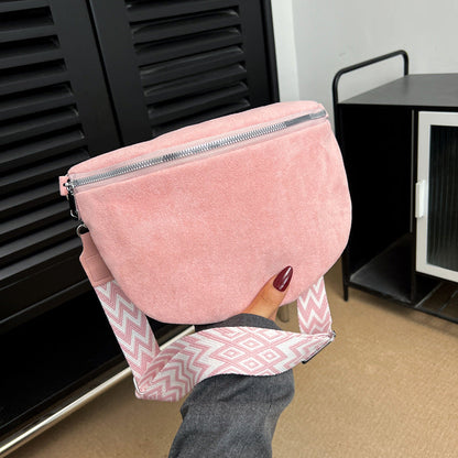 Fashion Saddle Bag with Nylon Lining for Daily Use in Multiple Colors - Teleplus fashion saddle bag niche