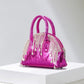 Fashion Shiny Surface Chain Shoulder Messenger Bag with Tassel and Crocodile Pattern - Teleplus fashion shiny surface