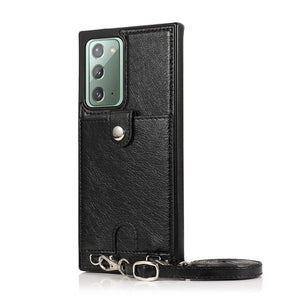 Fashion Shoulder Cross Lanyard for Phone with Imitation Leather - fashion shoulder cross lanyard phone