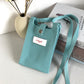 Fashion Shoulder Crossbody Vest Phone Bag in Light Pink Sky Blue Retro Red Gray Ash - Teleplus simple knitting bag wool