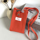 Fashion Shoulder Crossbody Vest Phone Bag in Light Pink Sky Blue Retro Red Gray Ash - Teleplus simple knitting bag wool