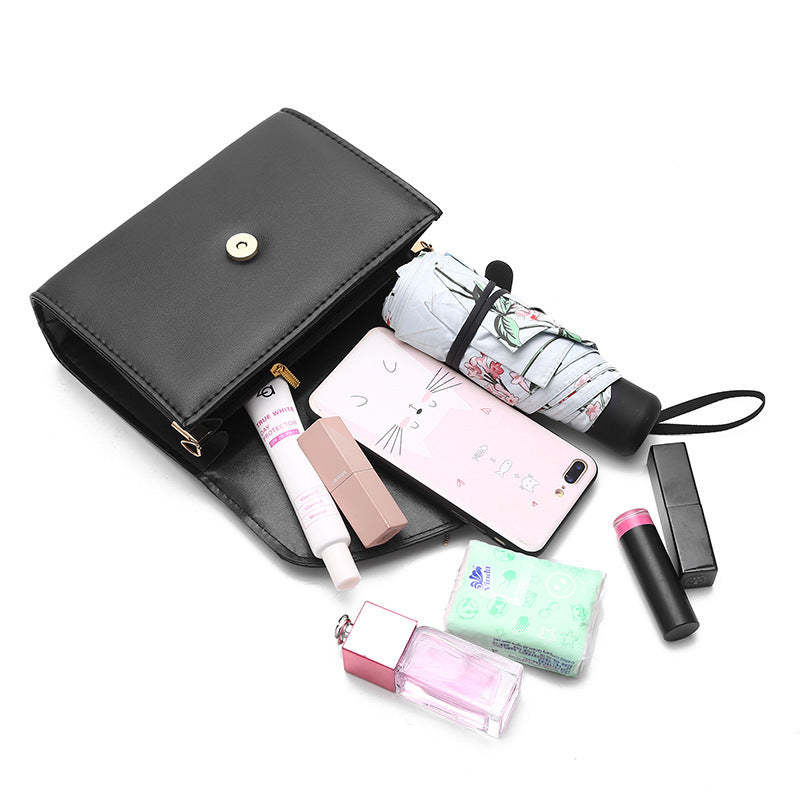 Fashion Shoulder Messenger Bag Trendy Handbag with PU Fabric - Teleplus bags fashion shoulder messenger handbag trendy