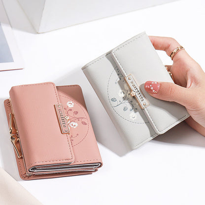Fashion Simple Clashing Color PU Leather Wallet for United States CHF Buyers - Wallets That Bean You Over with Style