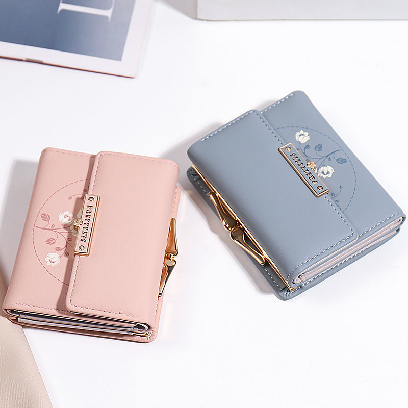 Fashion Simple Clashing Color PU Leather Wallet for United States CHF Buyers - Wallets That Bean You Over with Style