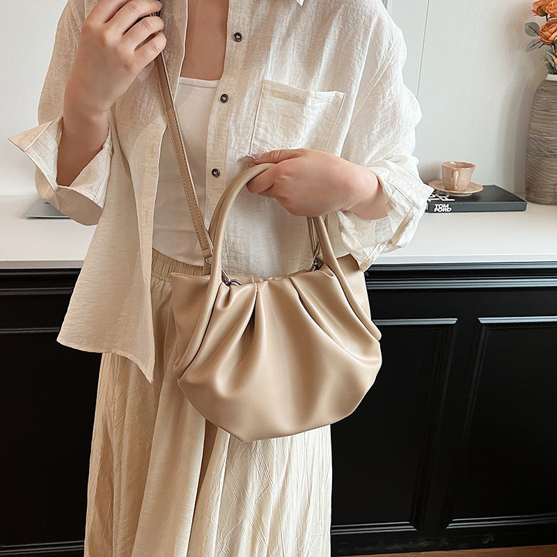 Fashion Simple Crossbody Shoulder Bag with PU Material in Multiple Colors - fashion simple crossbody bucket shoulder bag