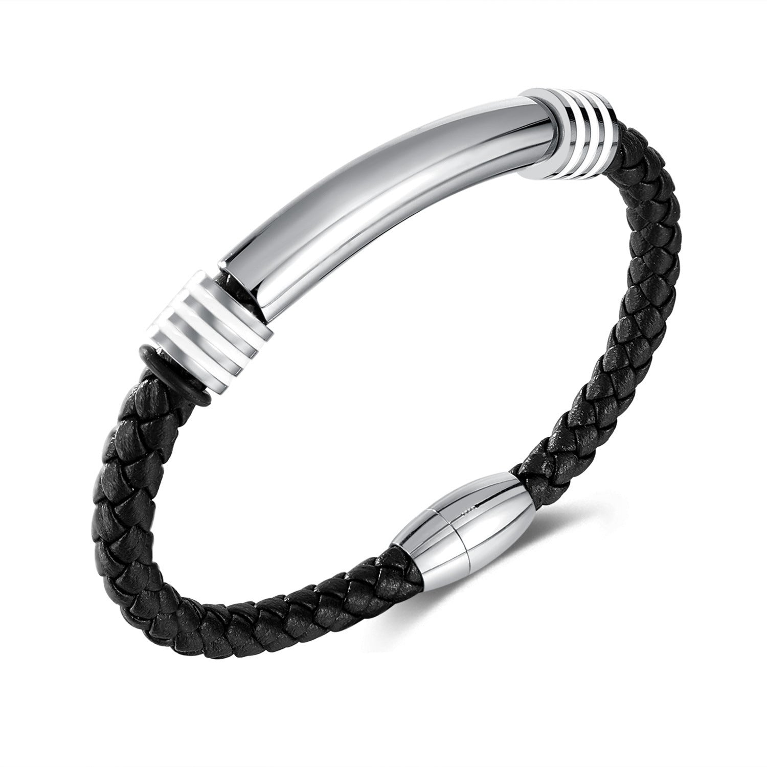 Fashion Simple Men’s Leather Bracelet - Fashion Simple PH1586 Leather Bracelet for Men